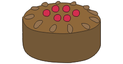 Illustration of cake