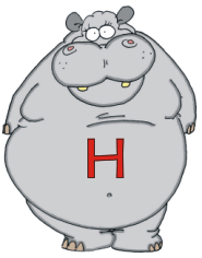 hippo with h