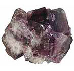 purple fluorite mineral
